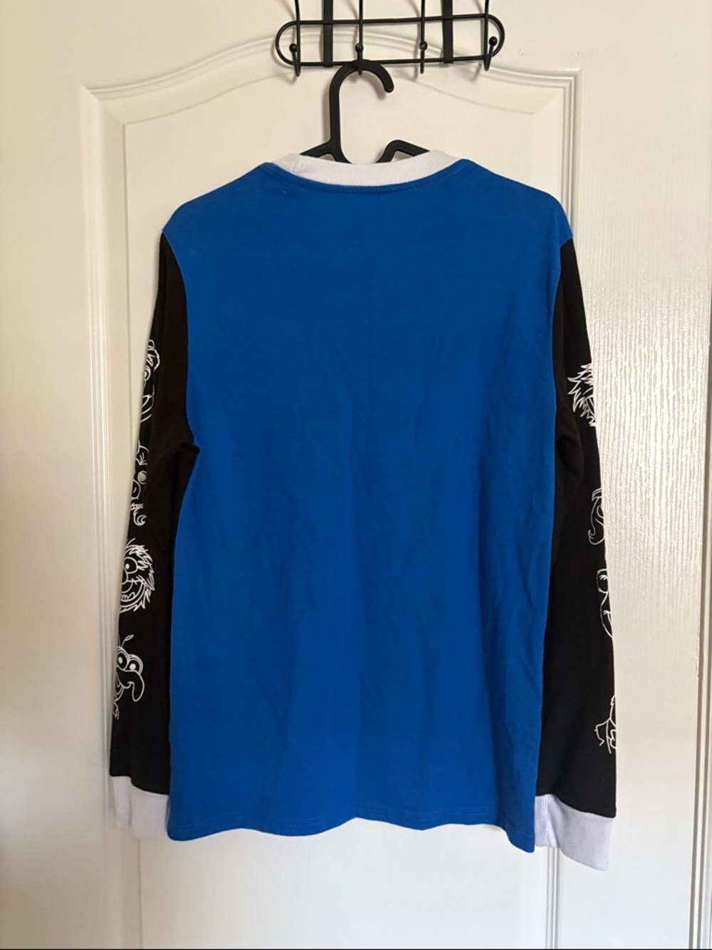 Disney Parks Colorblock Muppets Long Sleeve Shirt - Blue/Red/Black - Picture 7 of 7